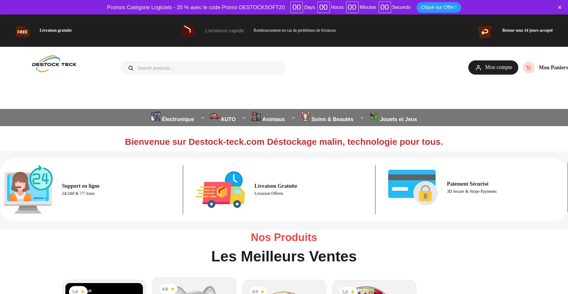 Ist Destock-teck.com sicher und vertrauenswürdig?