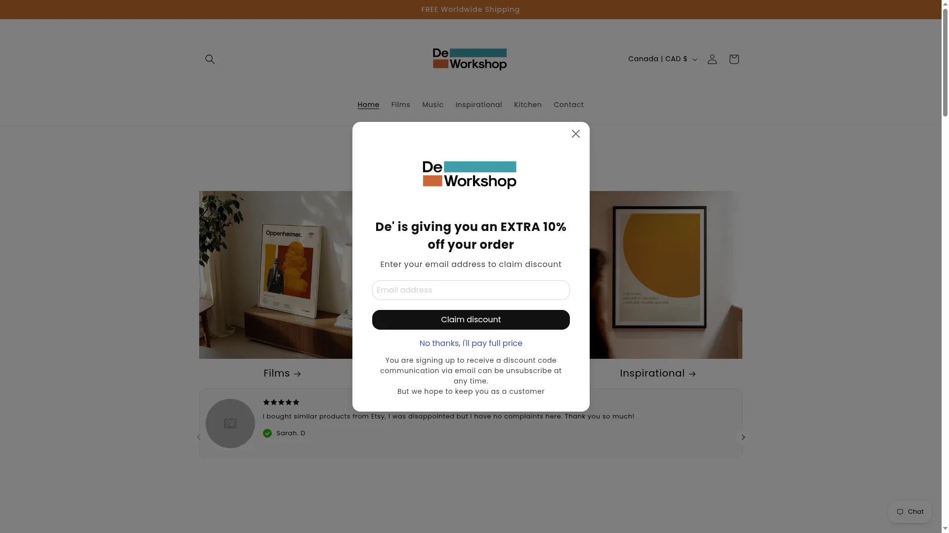 Deworkshop.co.uk