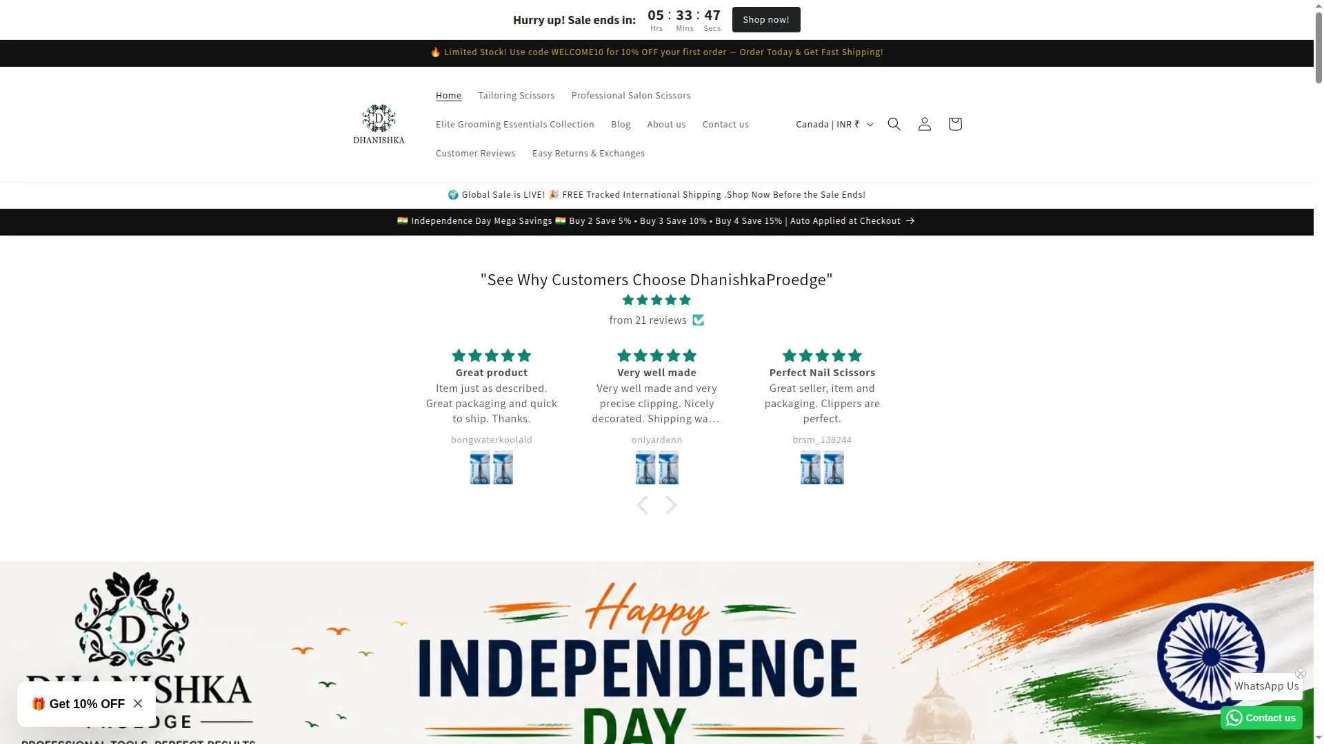 Dhanishkaproedge.com