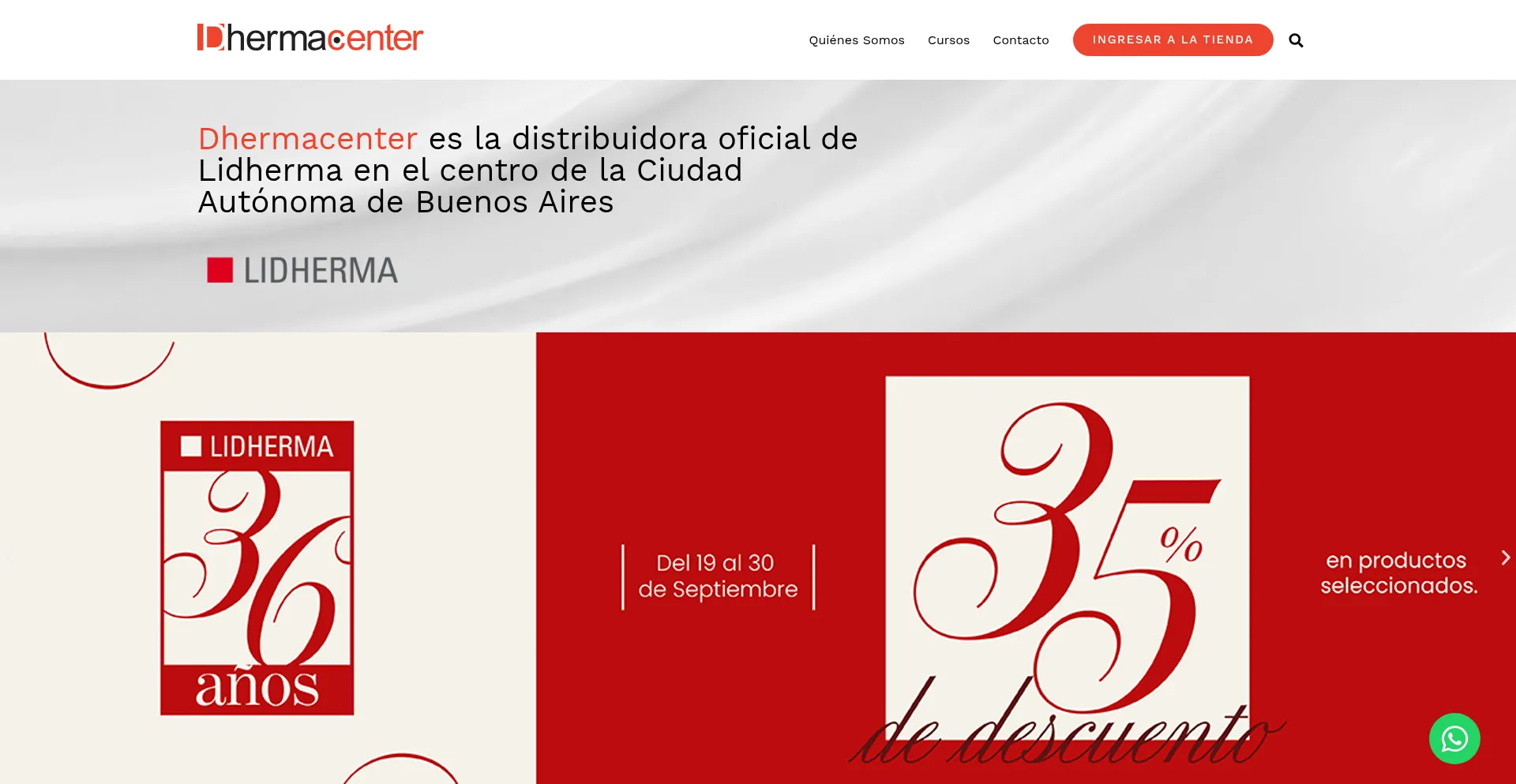 Dhermacenter.com Screenshot