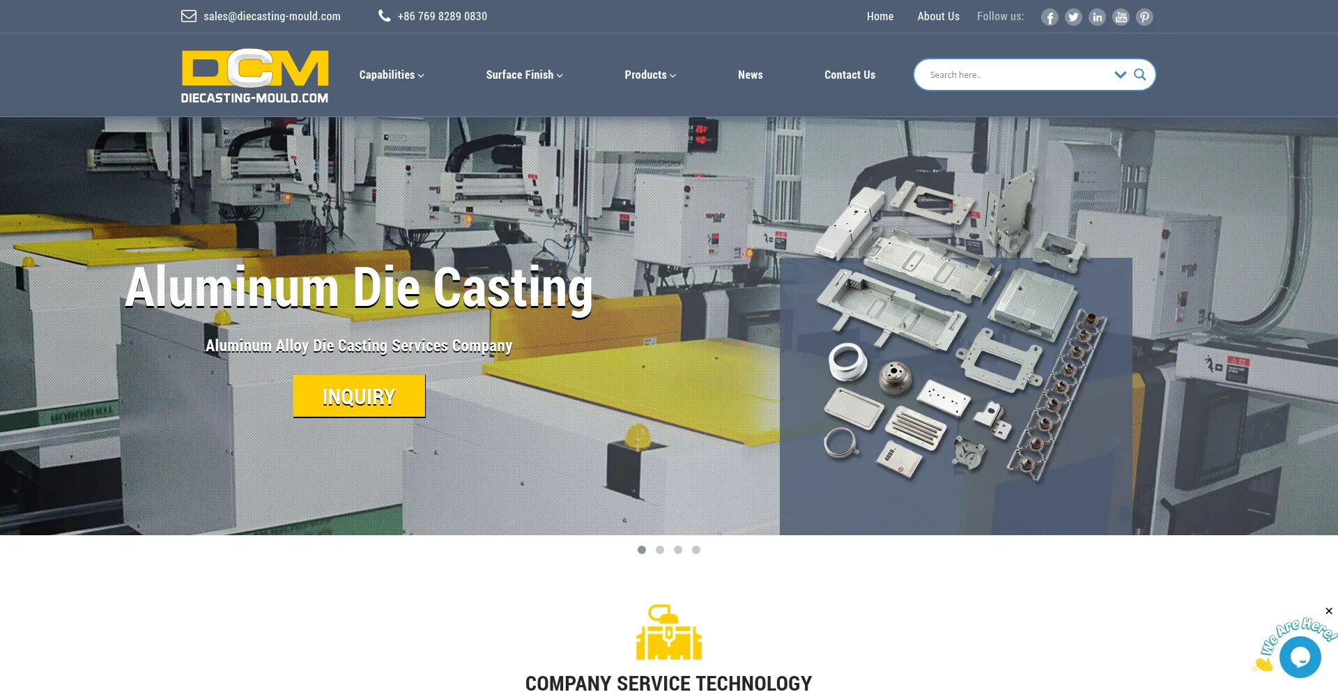 Diecasting-mould.com Screenshot