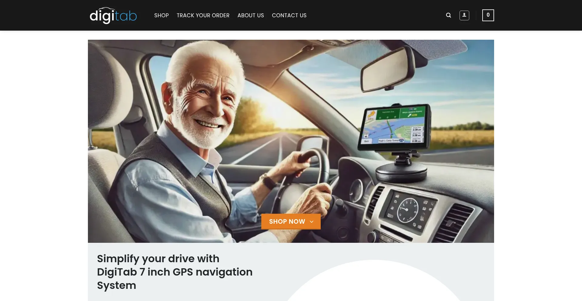 Website screenshot of Digitabstore.com