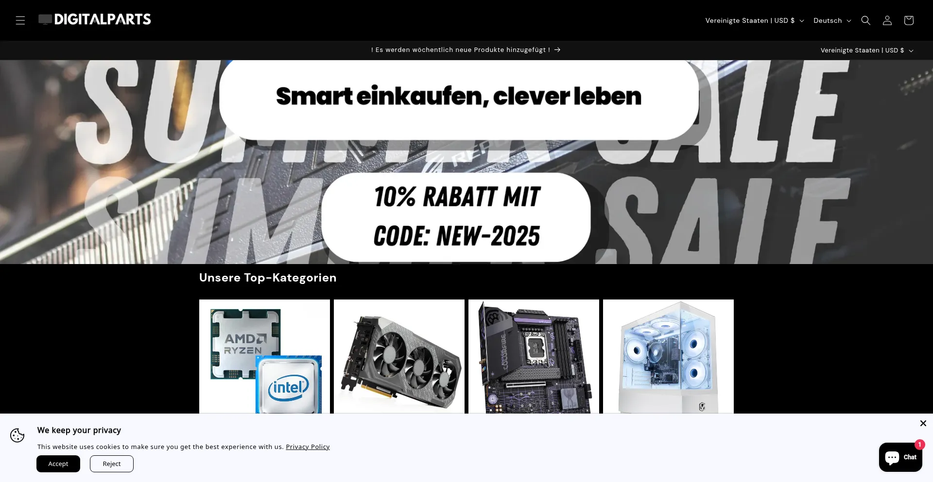Ist Digitalparts.ch sicher und vertrauenswürdig?