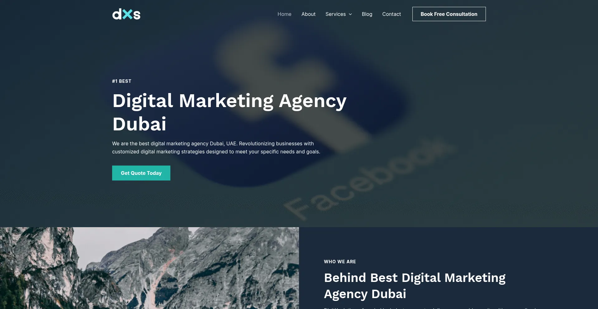 Website screenshot of Digitxsolutions.us