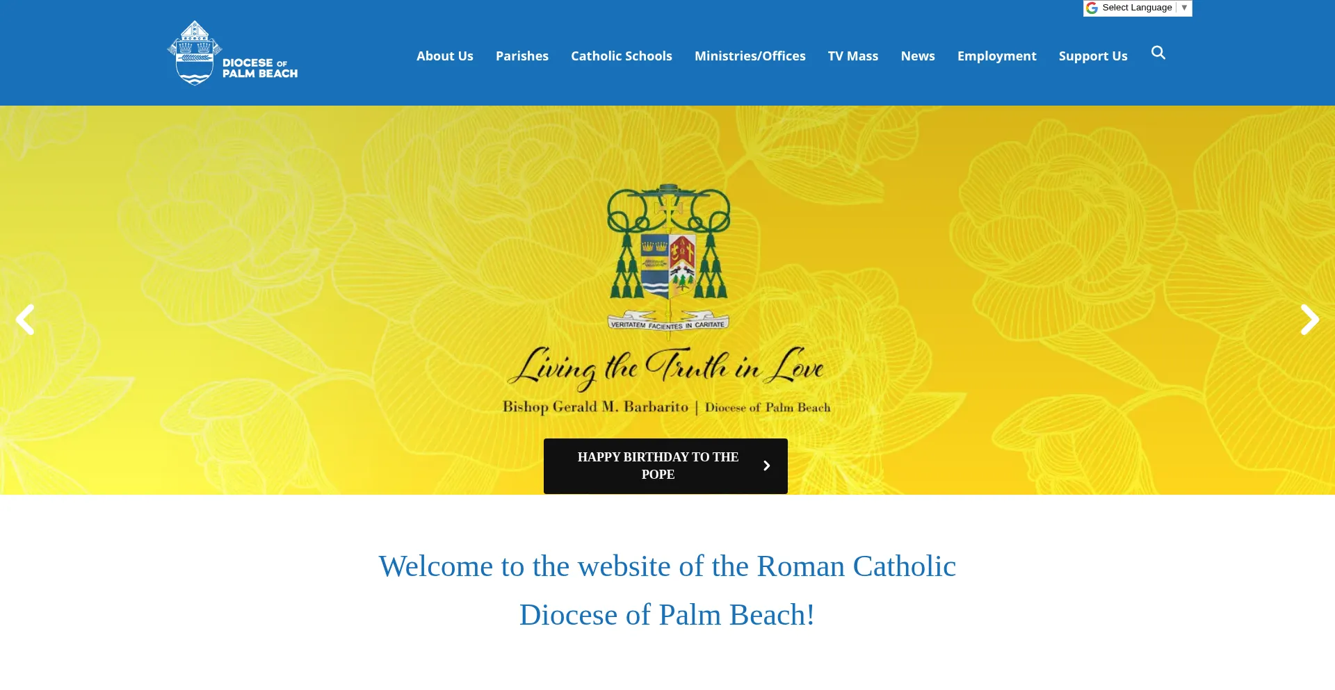 Diocesepb.org Screenshot