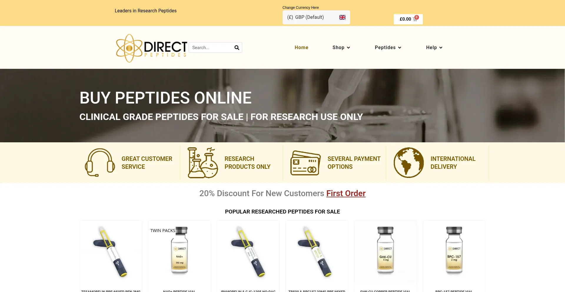 Ist Direct-peptides.com sicher und vertrauenswürdig?