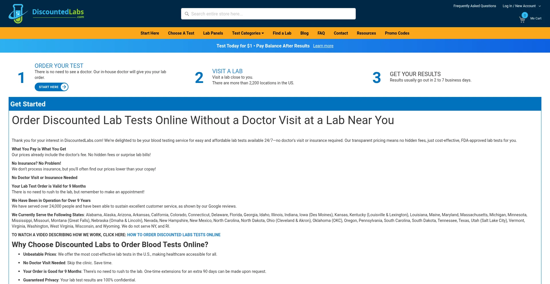 Ist Discountedlabs.com sicher und vertrauenswürdig?