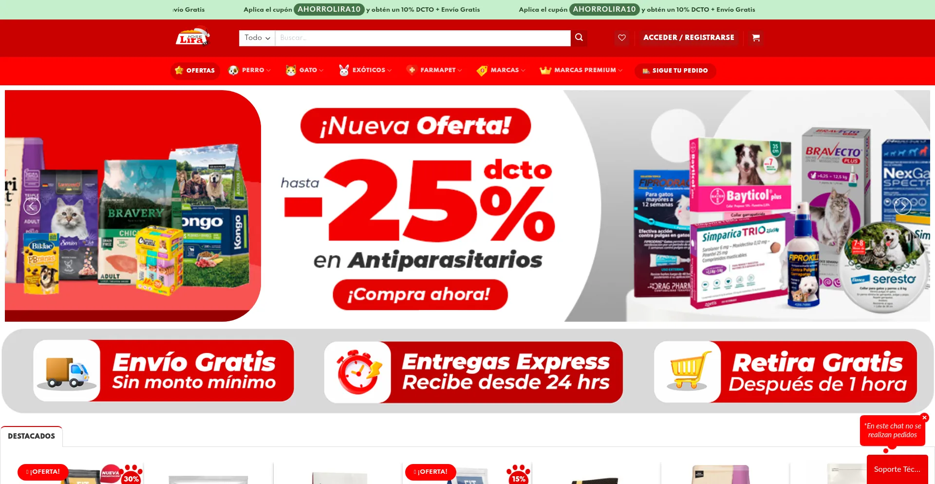 Distribuidoralira.cl