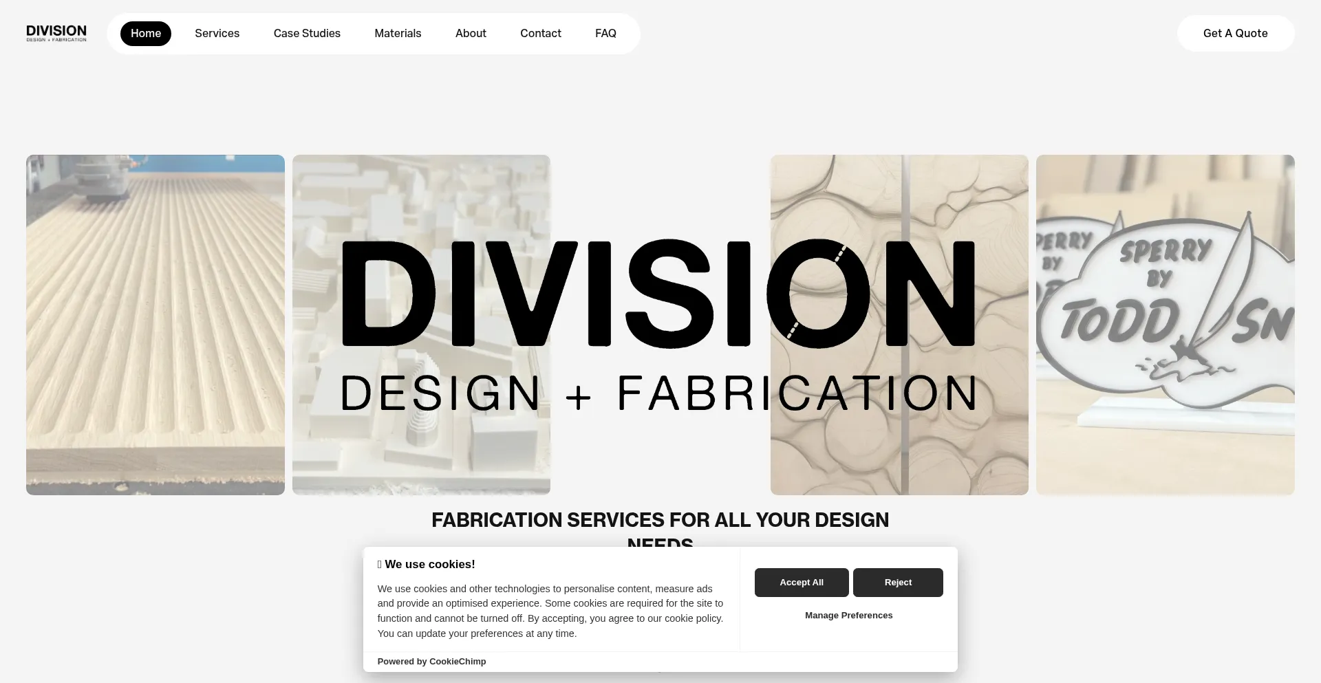 Website screenshot of Divisionnyc.com