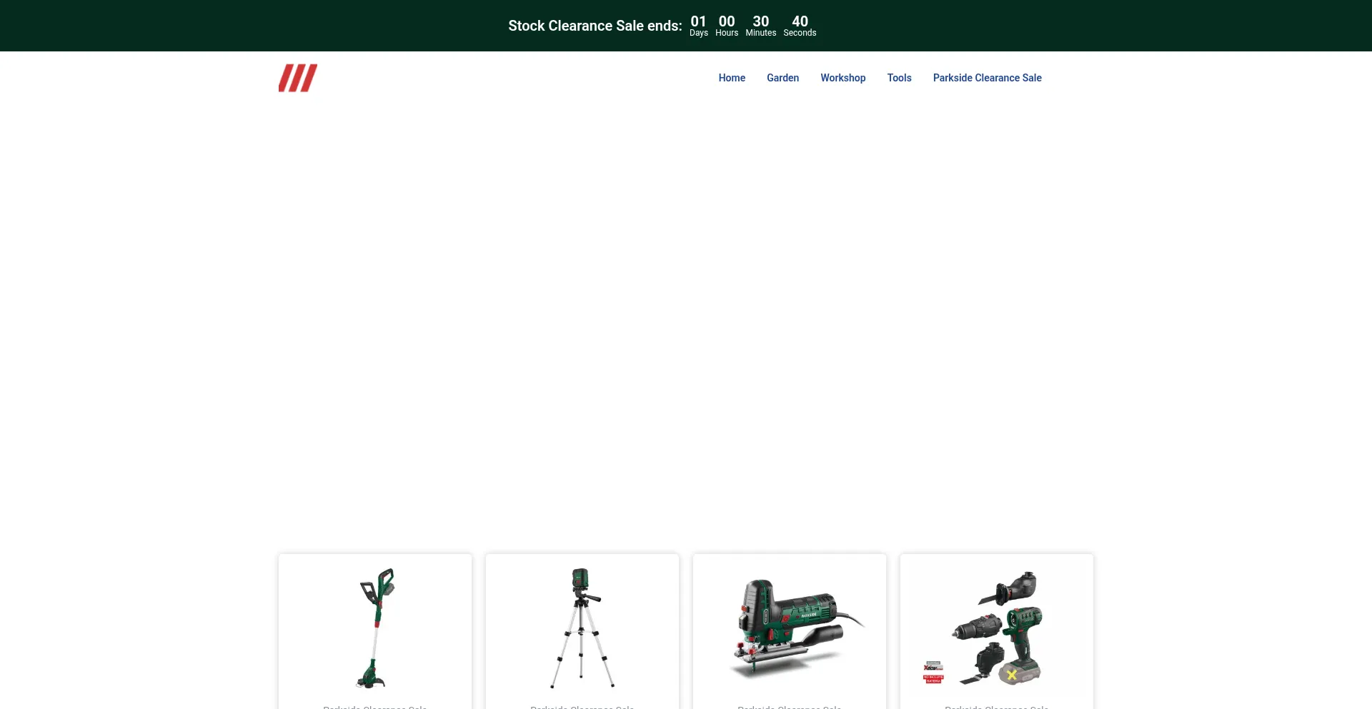 Website screenshot of Diyoutlets.co.uk
