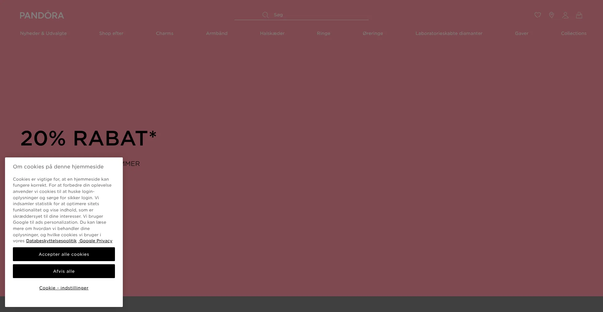 Dk.pandora.net Screenshot