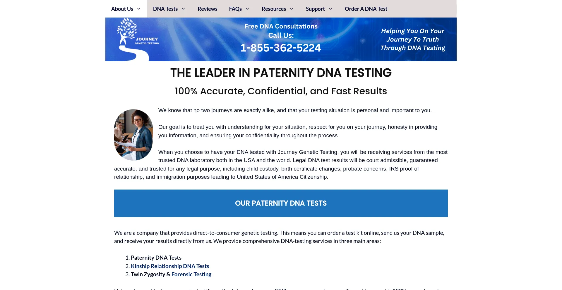 Ist Dna-paternity-testing.com sicher und vertrauenswürdig?