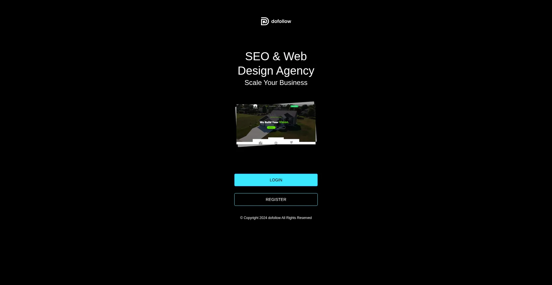 Website screenshot of Dofollowii.com