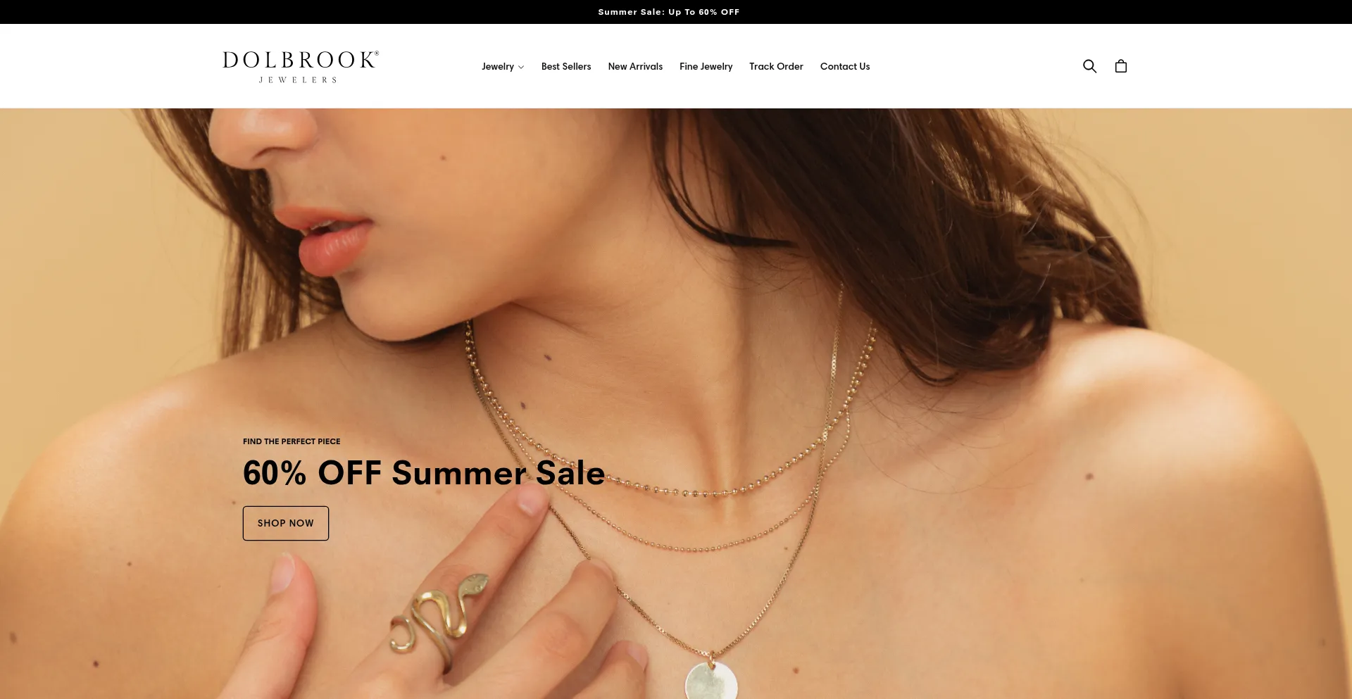 Website screenshot of Dolbrook.com