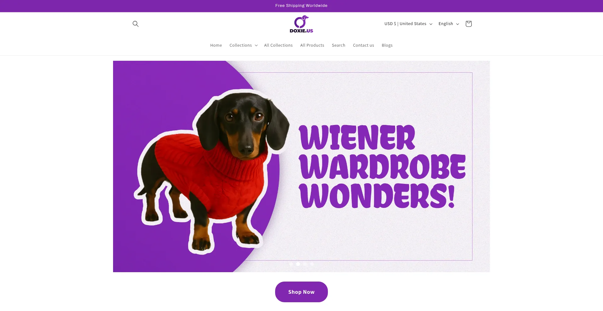 Website screenshot of Doxie.us