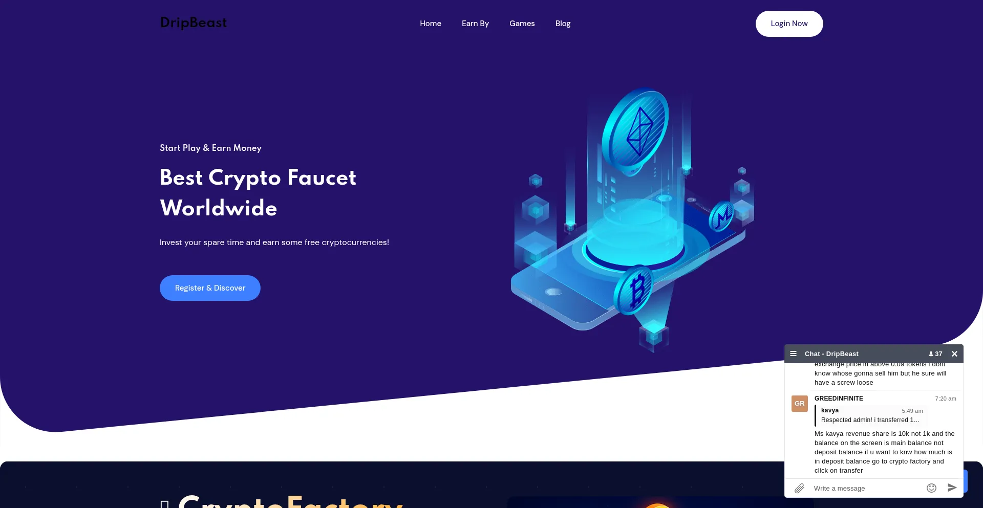 Website screenshot of Dripbeast.xyz