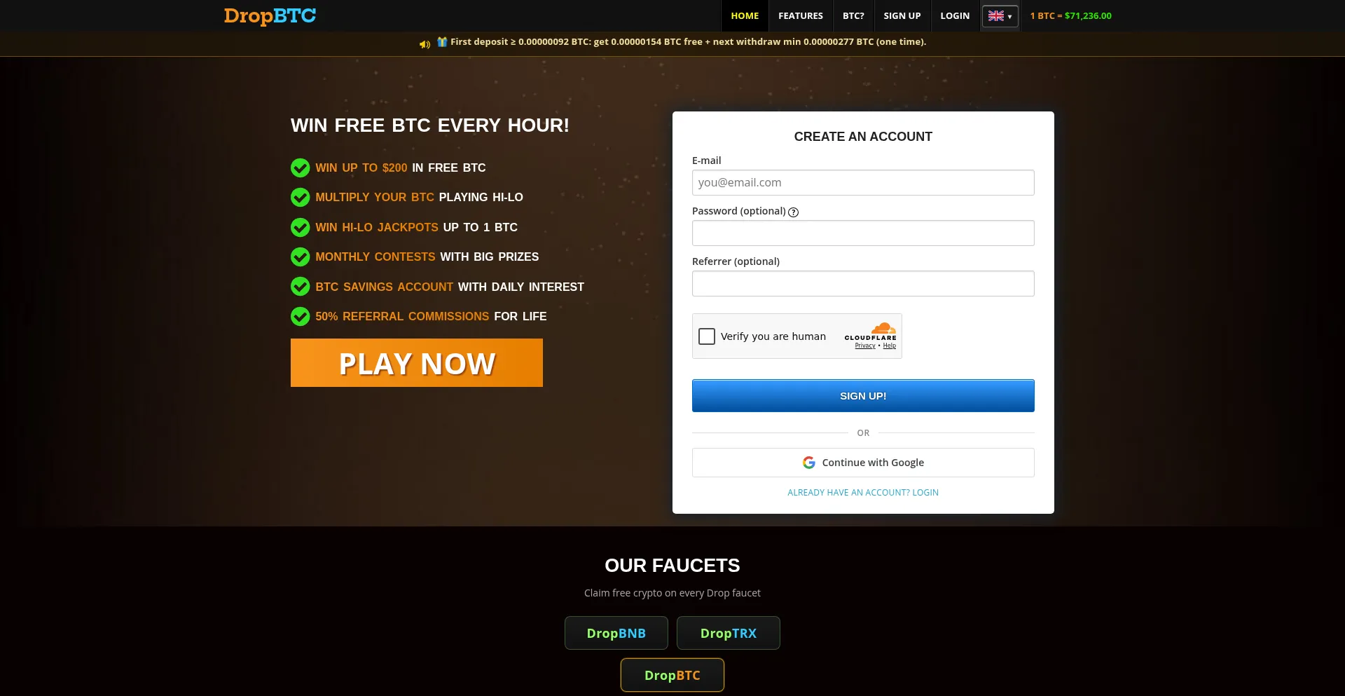 Dropbtc.io