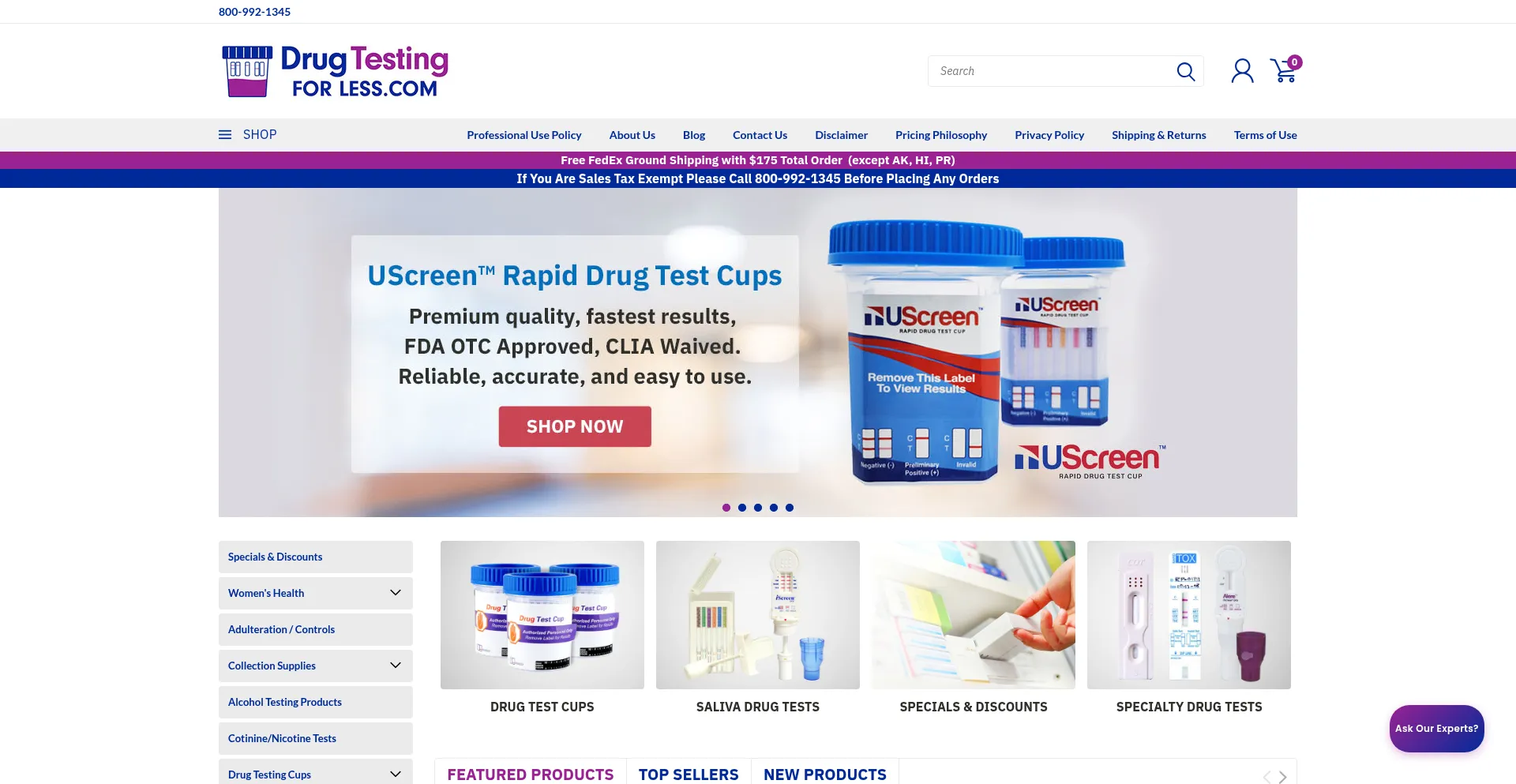 Ist Drugtestingforless.com sicher und vertrauenswürdig?