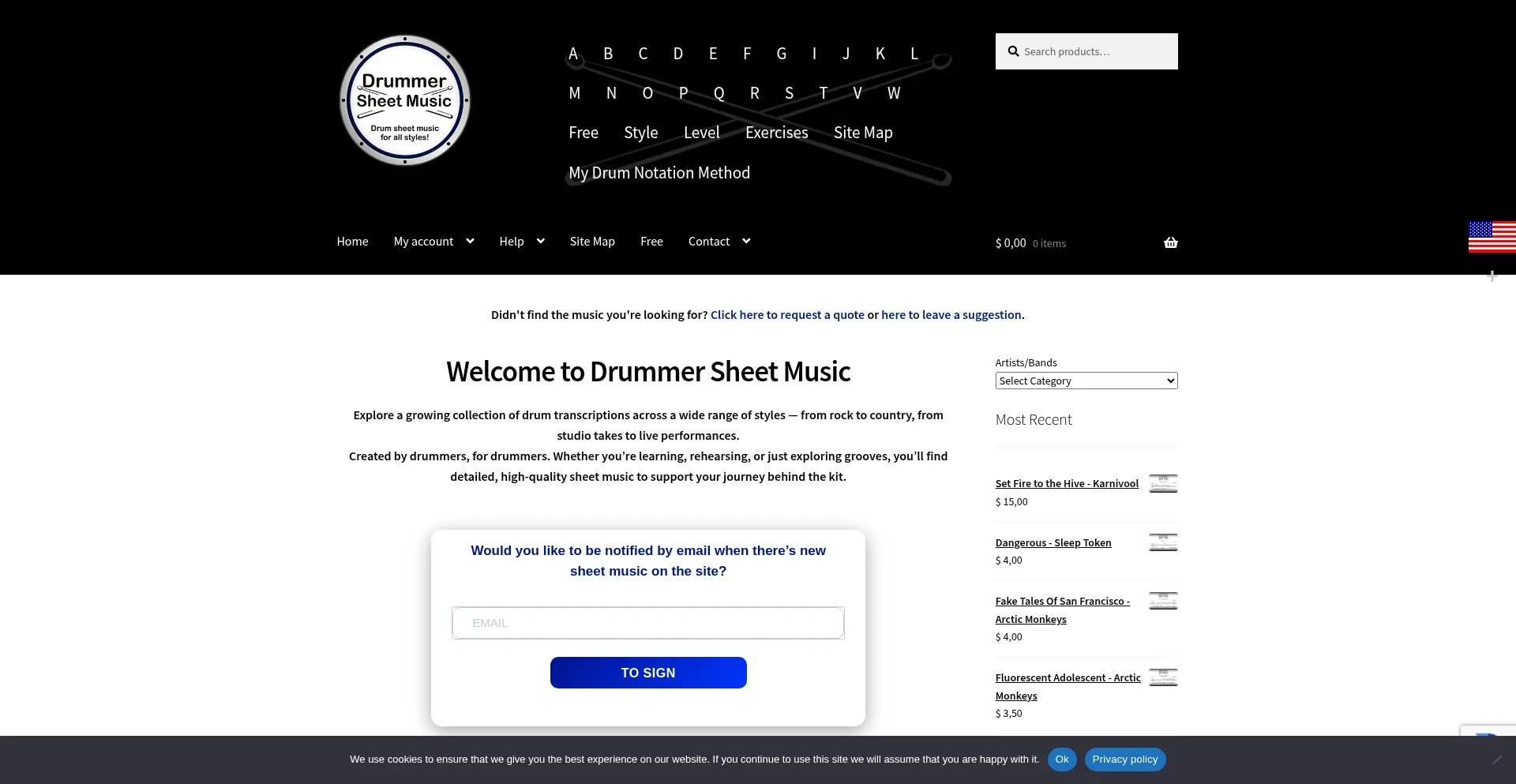 Drummersheetmusic.com