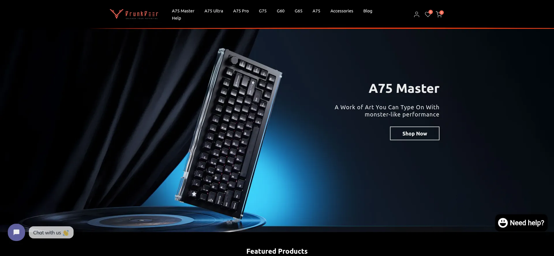 Website screenshot of Drunkdeer.com