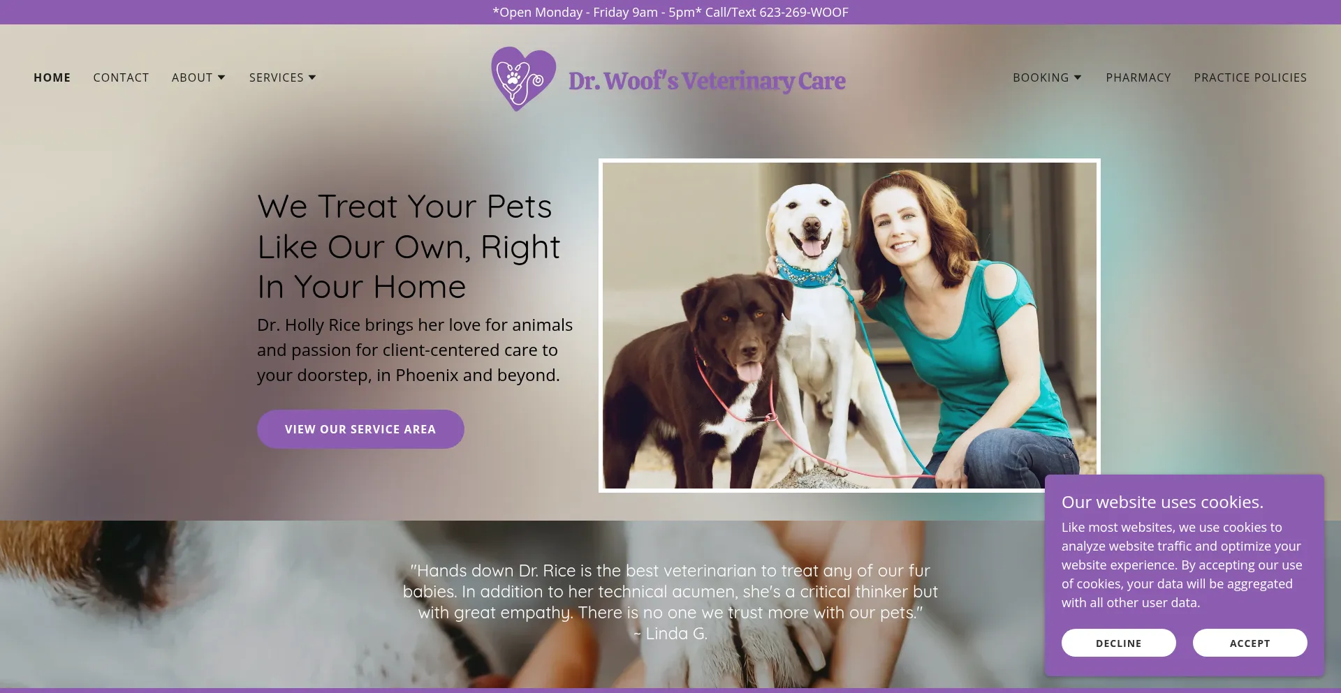 Ist Drwoofsveterinarycare.com sicher und vertrauenswürdig?