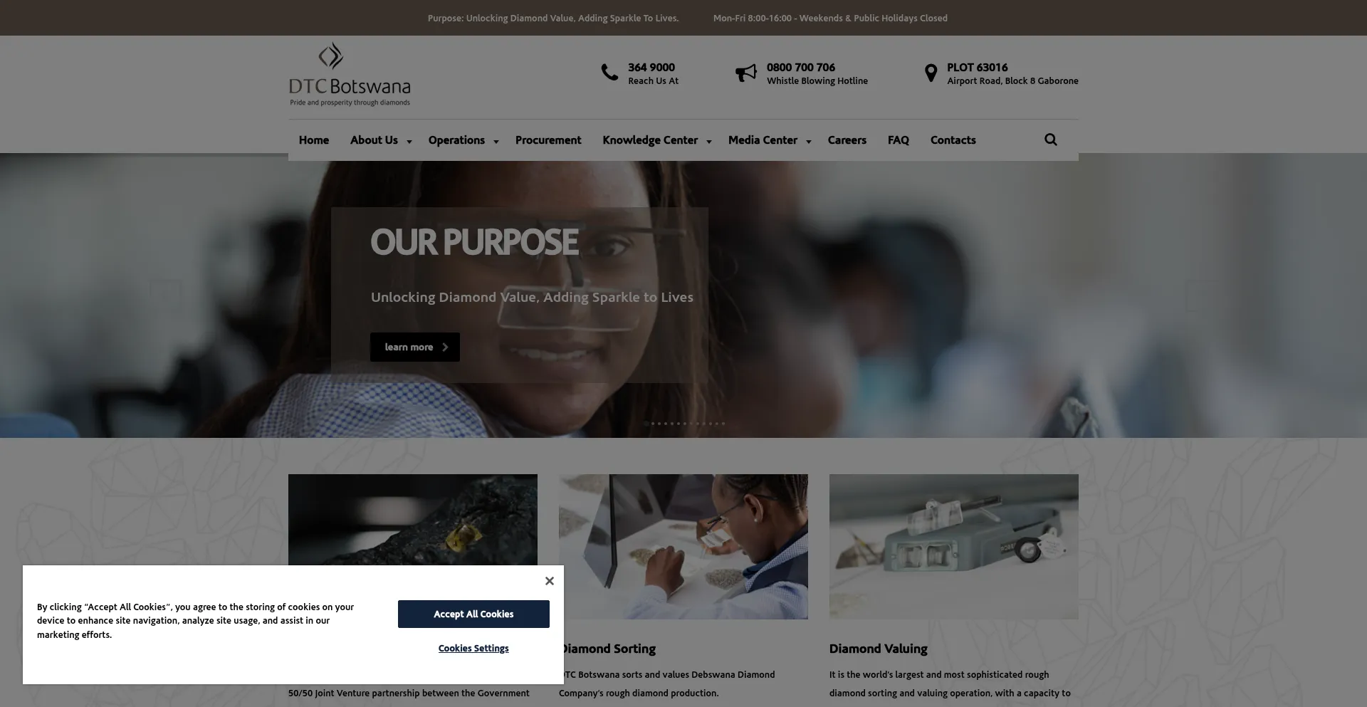 Ist Dtcbotswana.com sicher und vertrauenswürdig?