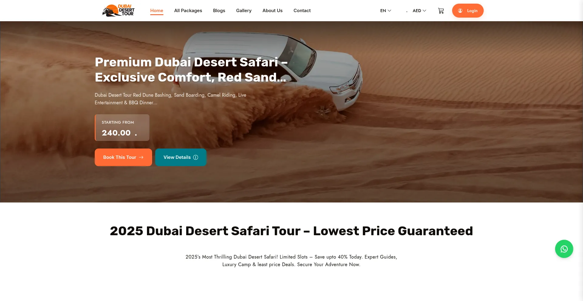Dubaideserttour.com Screenshot