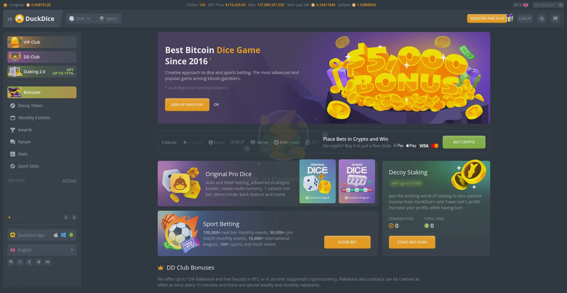 Ist Duckdice.com sicher und vertrauenswürdig?