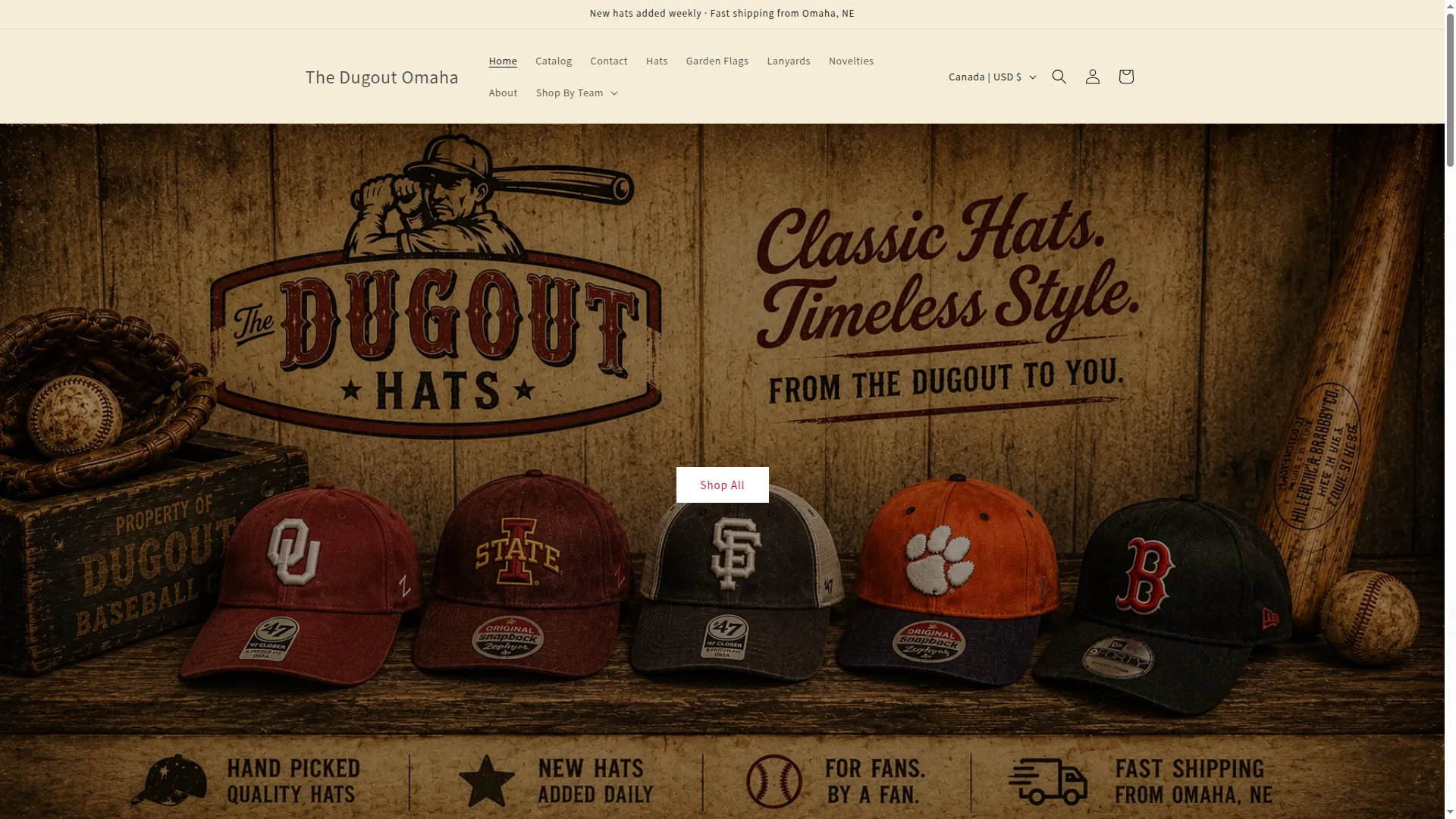 Dugouthats.com