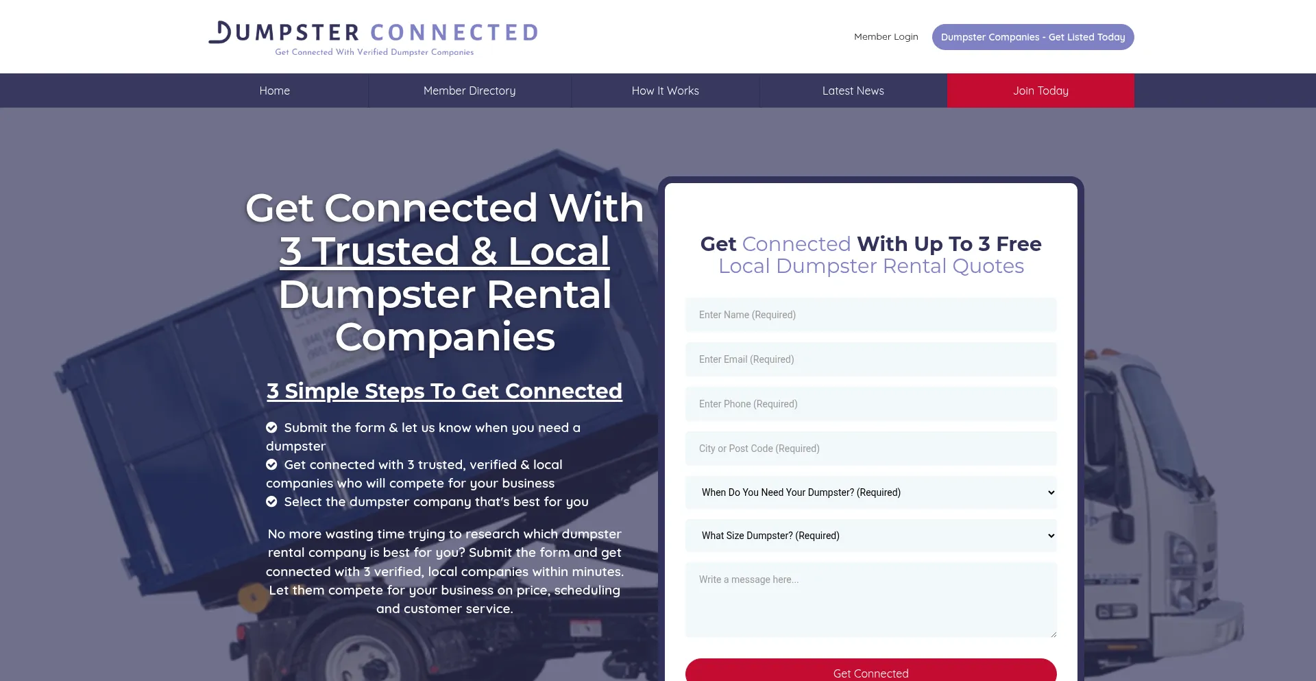 Dumpsterconnected.com