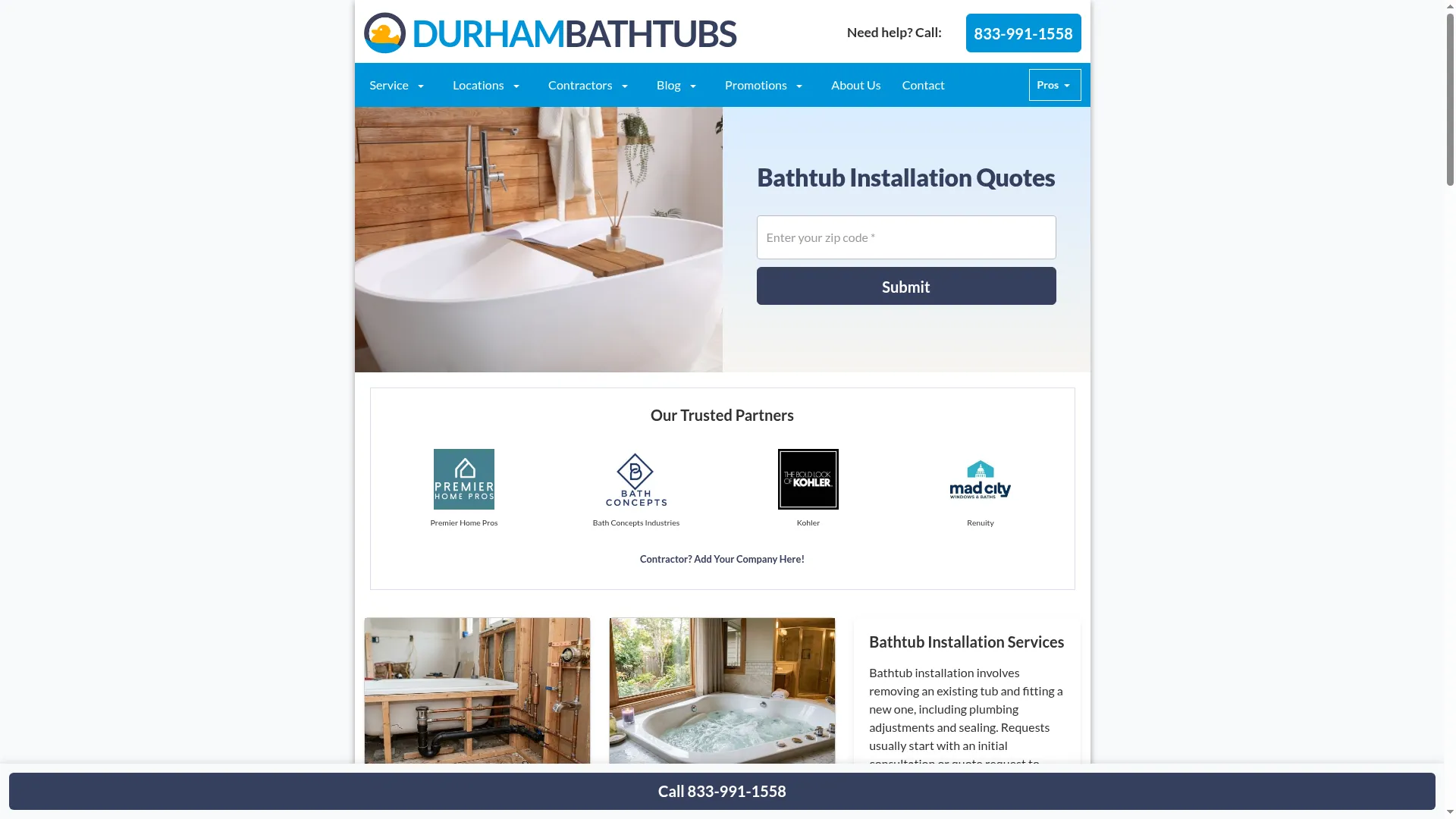 Durhambathtubs.com
