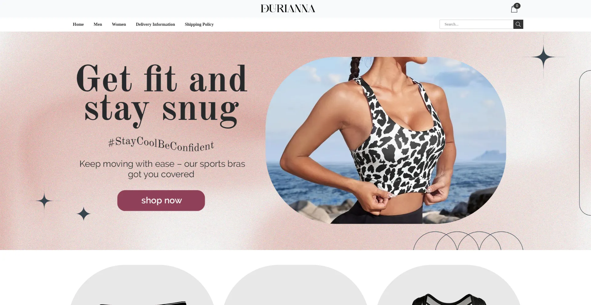 Website screenshot of Durianna.com