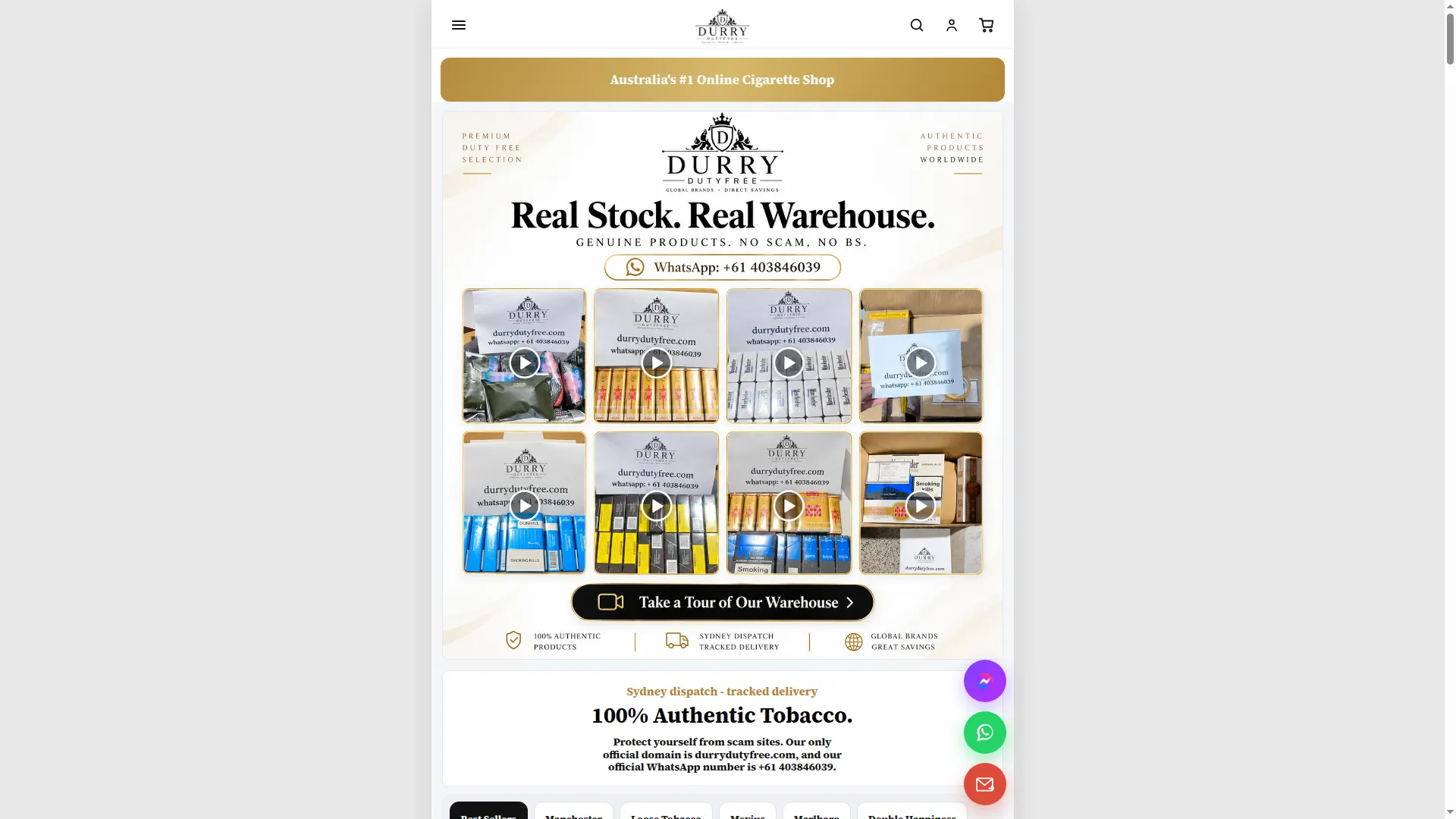 Durrydutyfree.com