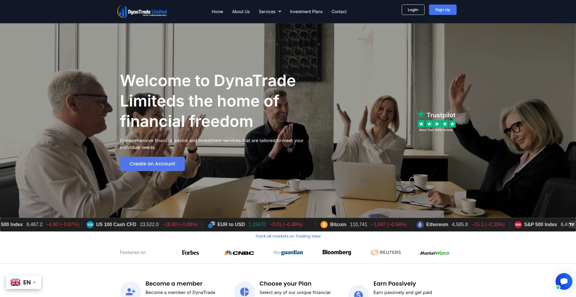Website screenshot of Dynatflim.com