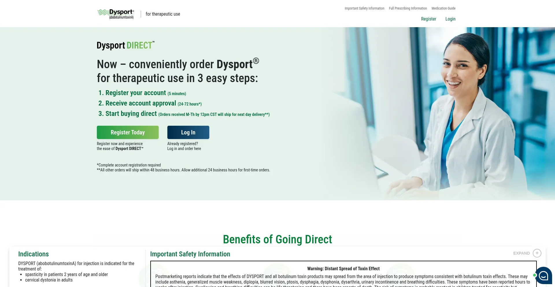 Ist Dysportdirect.com sicher und vertrauenswürdig?