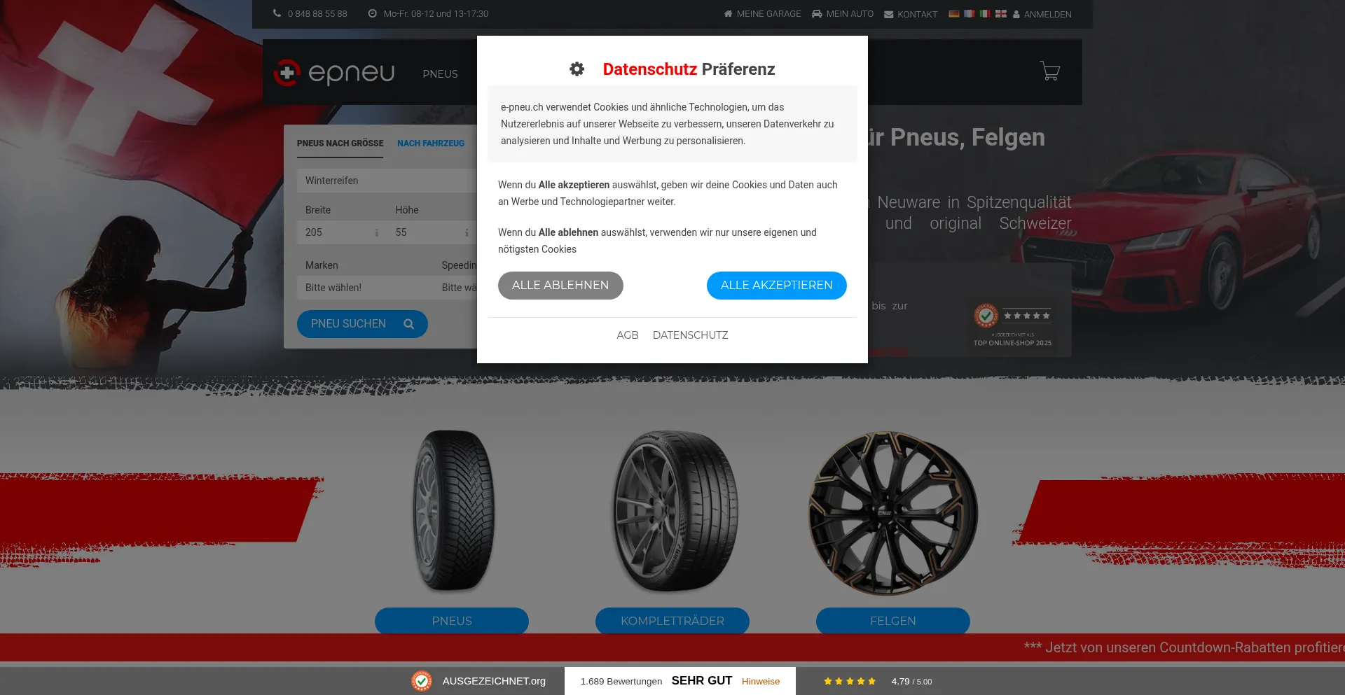 Ist E-pneu.ch sicher und vertrauenswürdig?