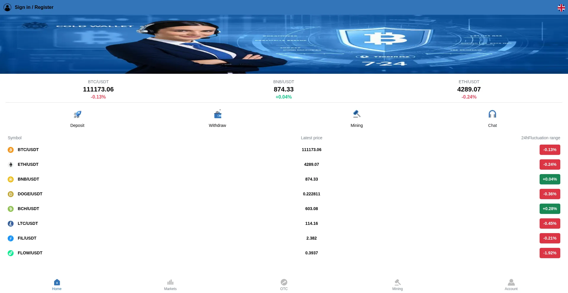 Website screenshot of Earthbim.com