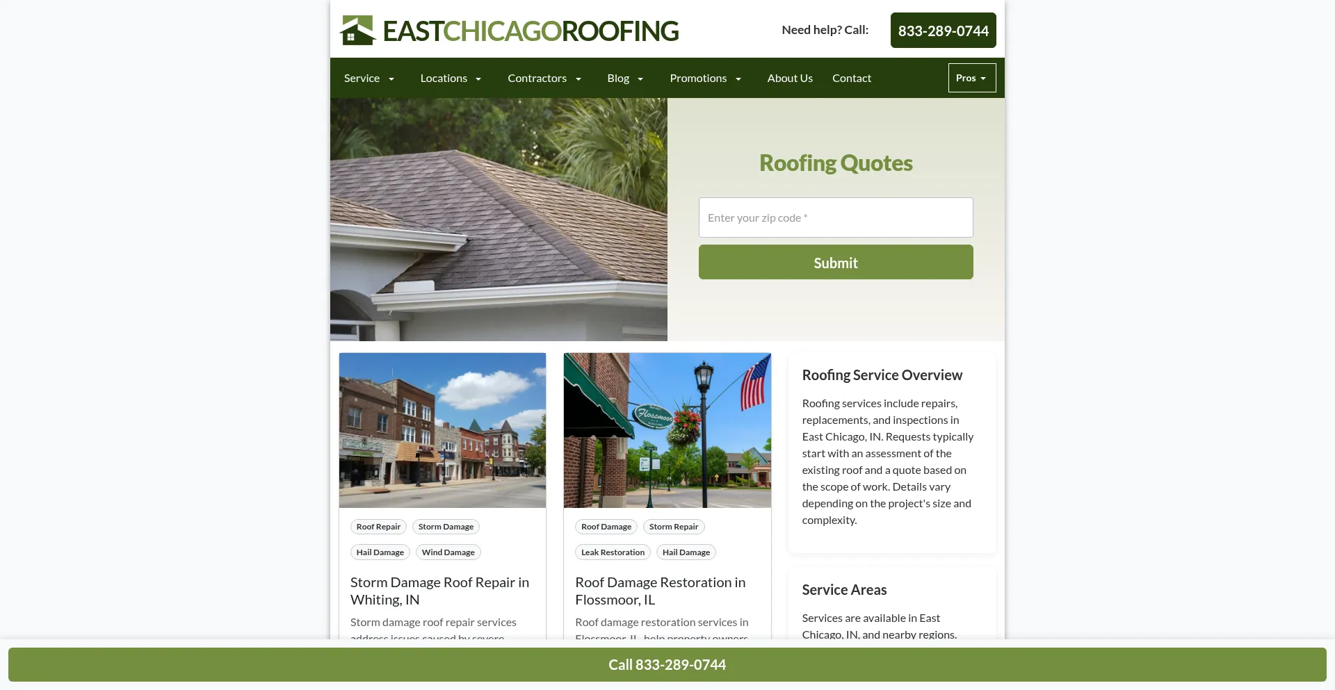 Eastchicagoroofing.com