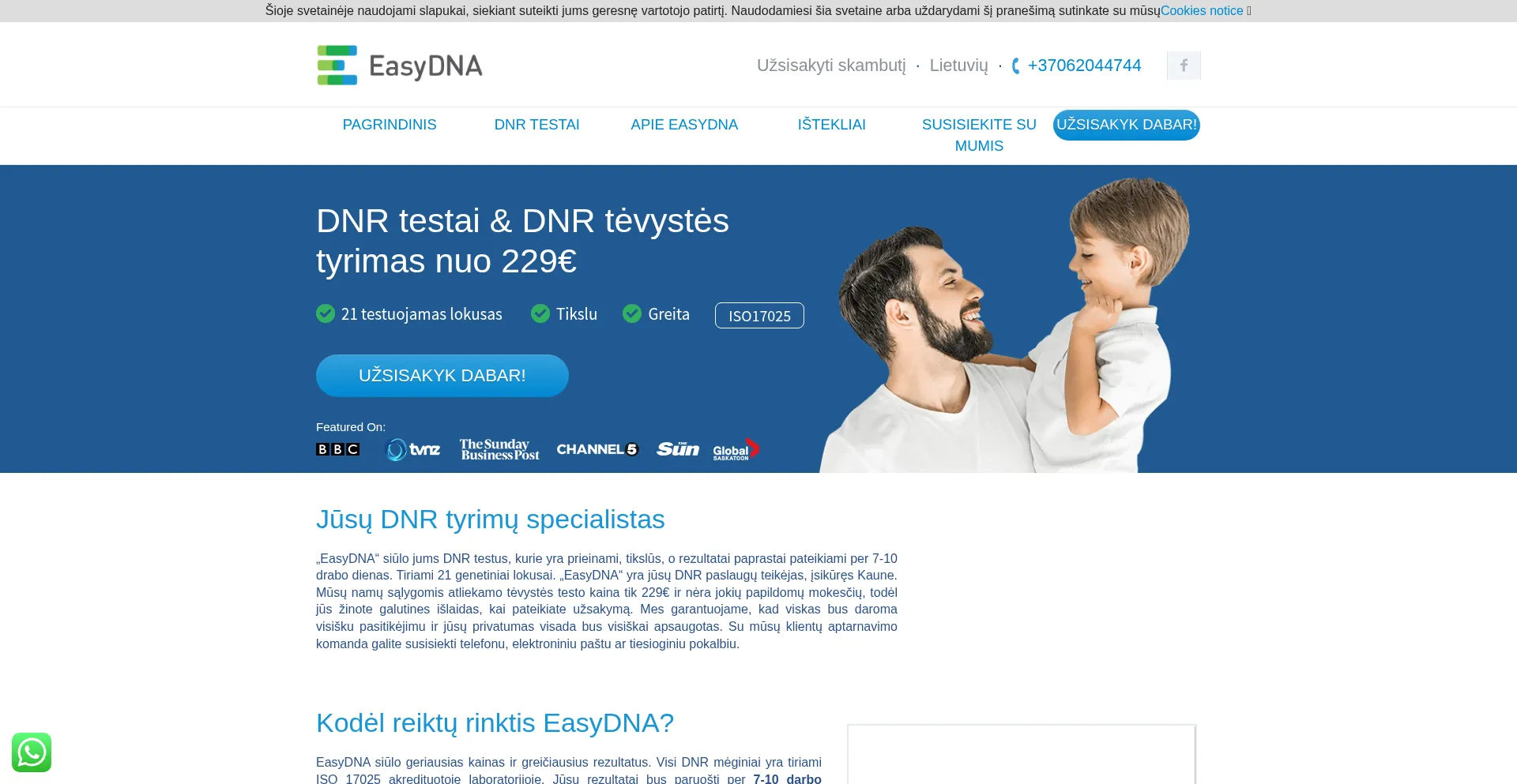 Ist Easydna.lt sicher und vertrauenswürdig?