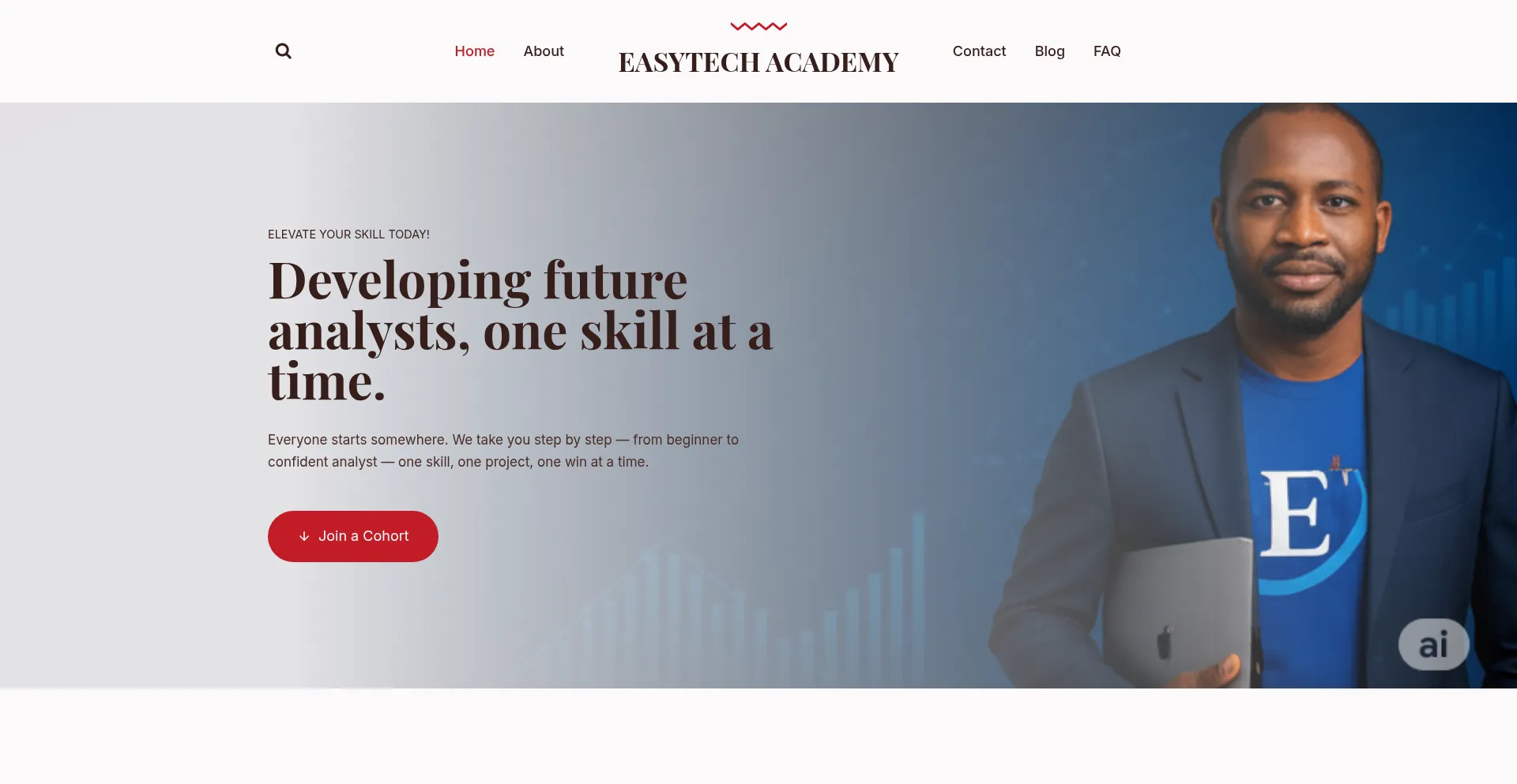 Website screenshot of Easytech365.com