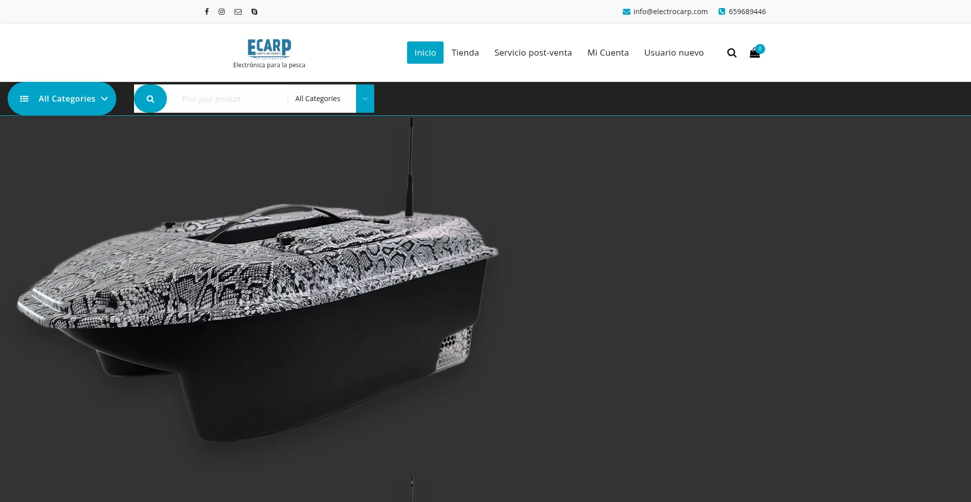 Website screenshot of Ecarp.es