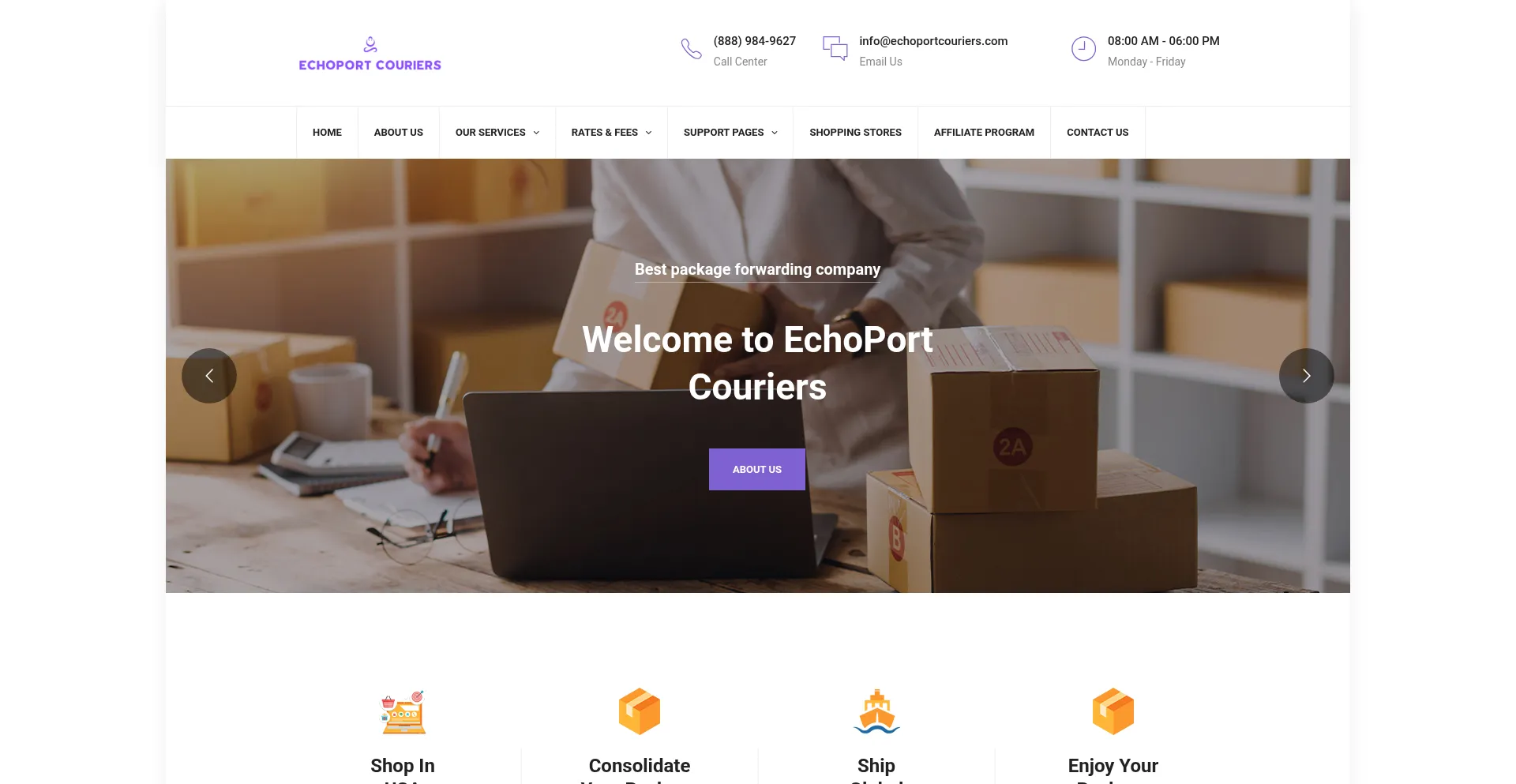 Ist Echoportcouriers.com sicher und vertrauenswürdig?