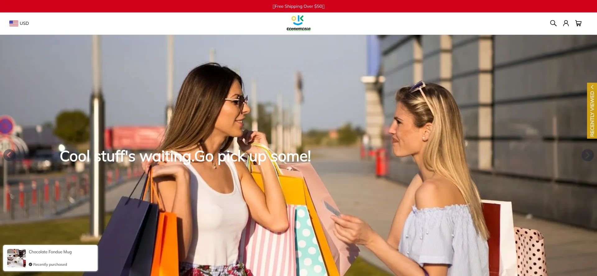 Website screenshot of Economicalh.com