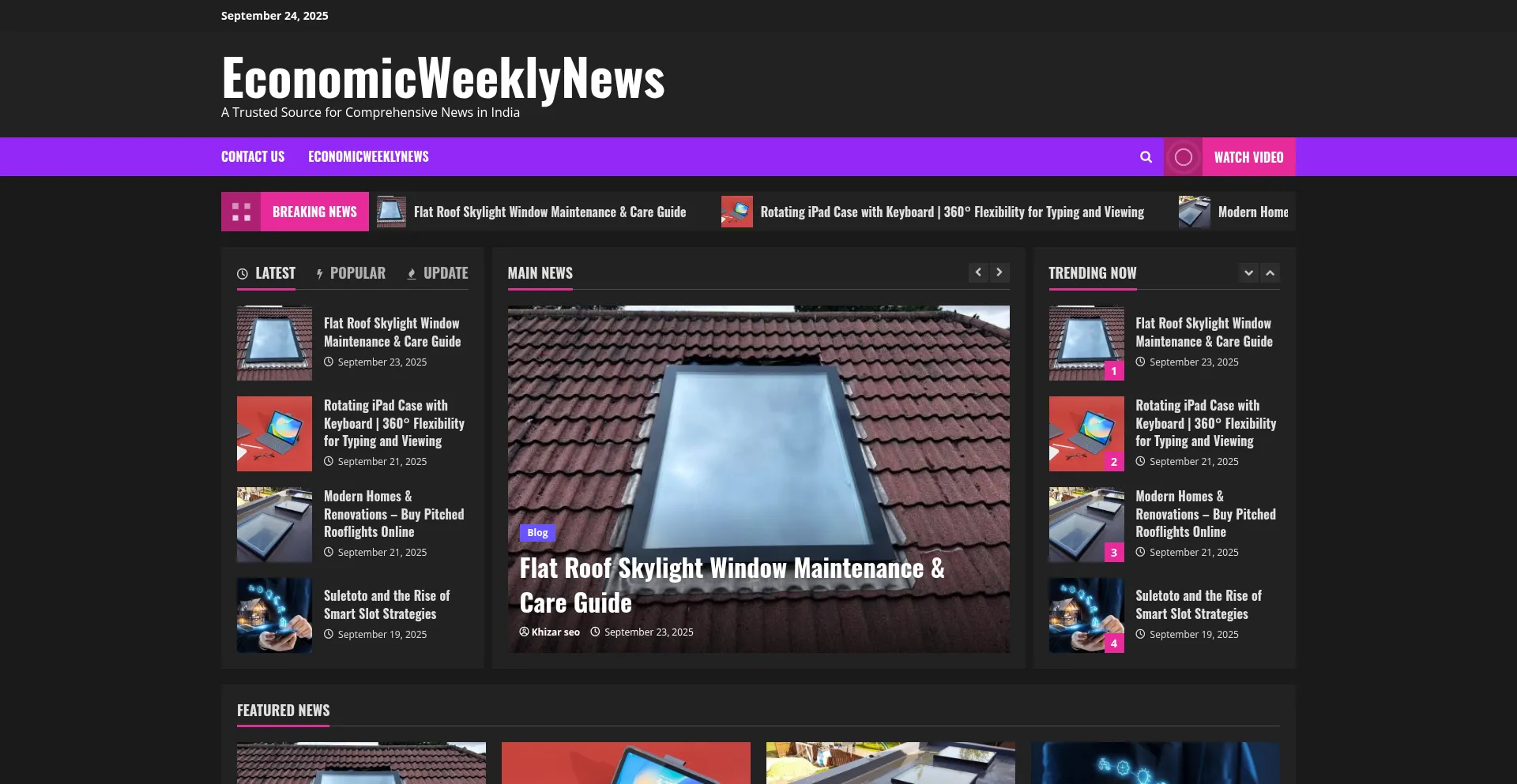 Economicweeklynews.org Screenshot