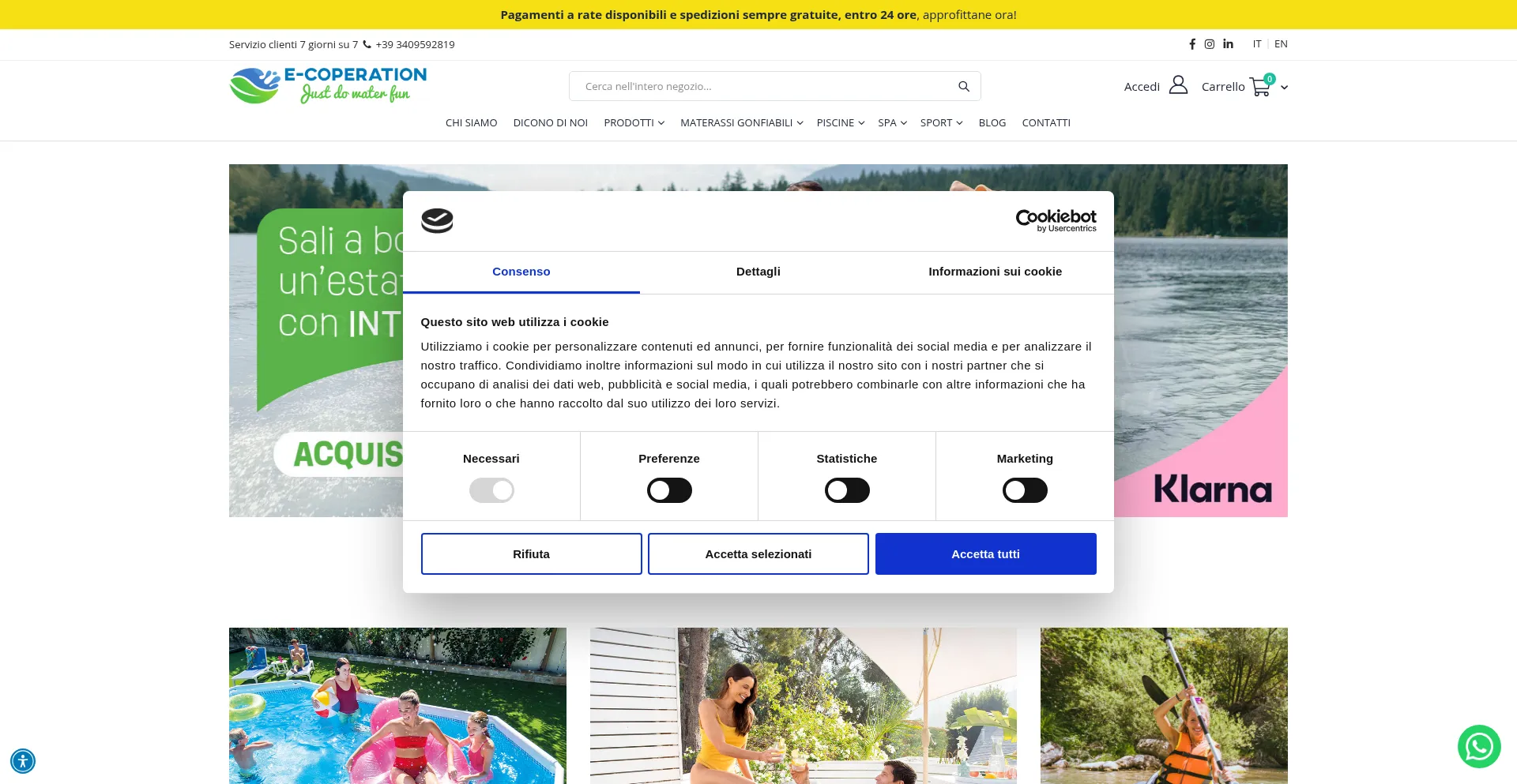 Website screenshot of Ecoperation.com