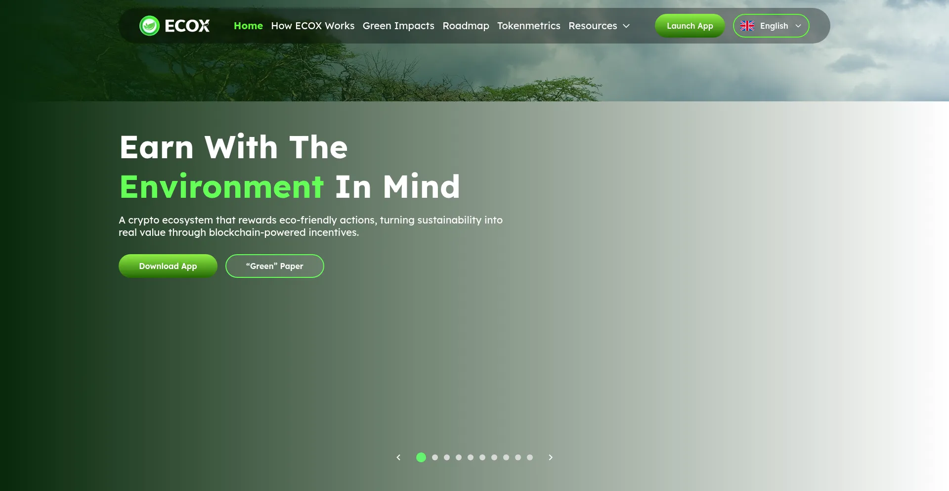 Ecox.network Screenshot
