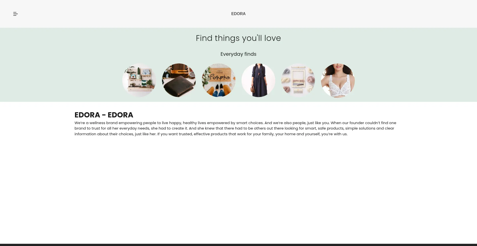 Website screenshot of Edoraus.com