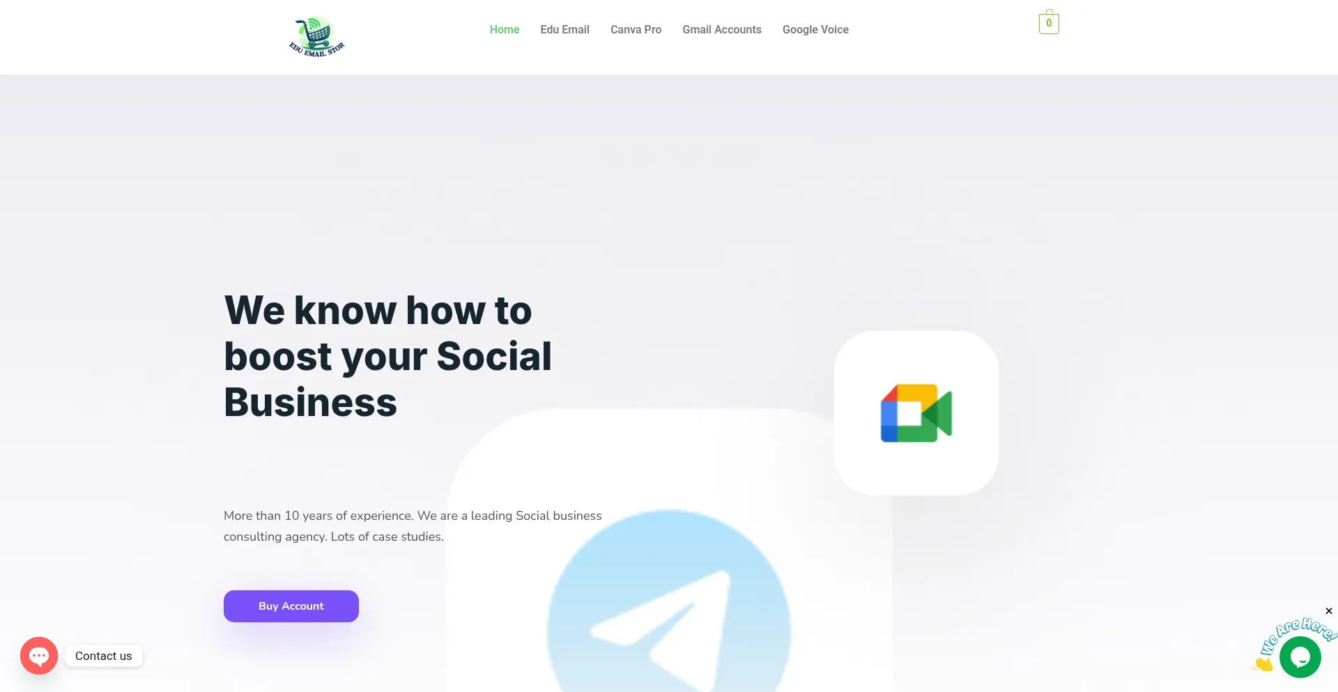 Eduemailstor.com Screenshot
