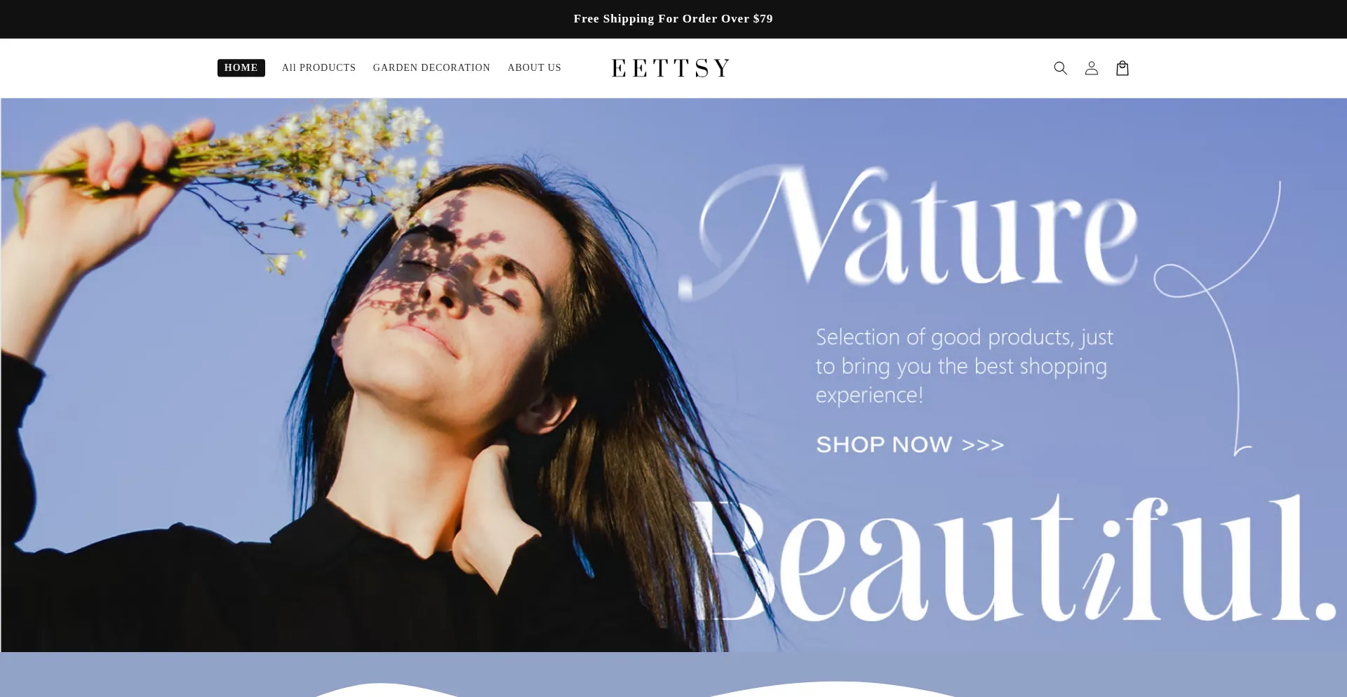 Website screenshot of Eettsy.com