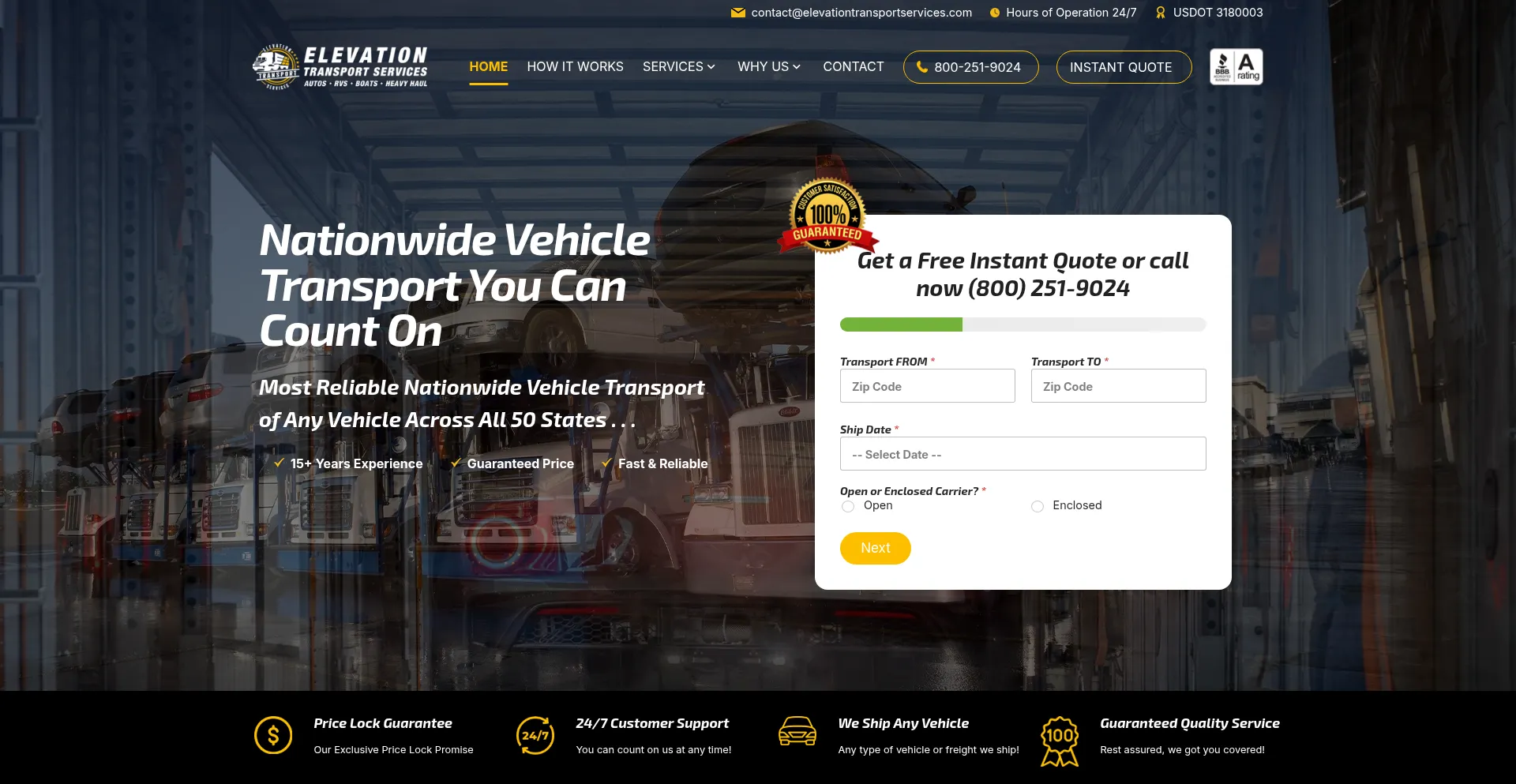 Ist Elevationtransportservices.com sicher und vertrauenswürdig?